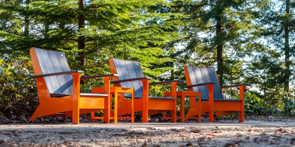 Wishbone JEM Lounge Chairs at Normanby Park in West Vancouver